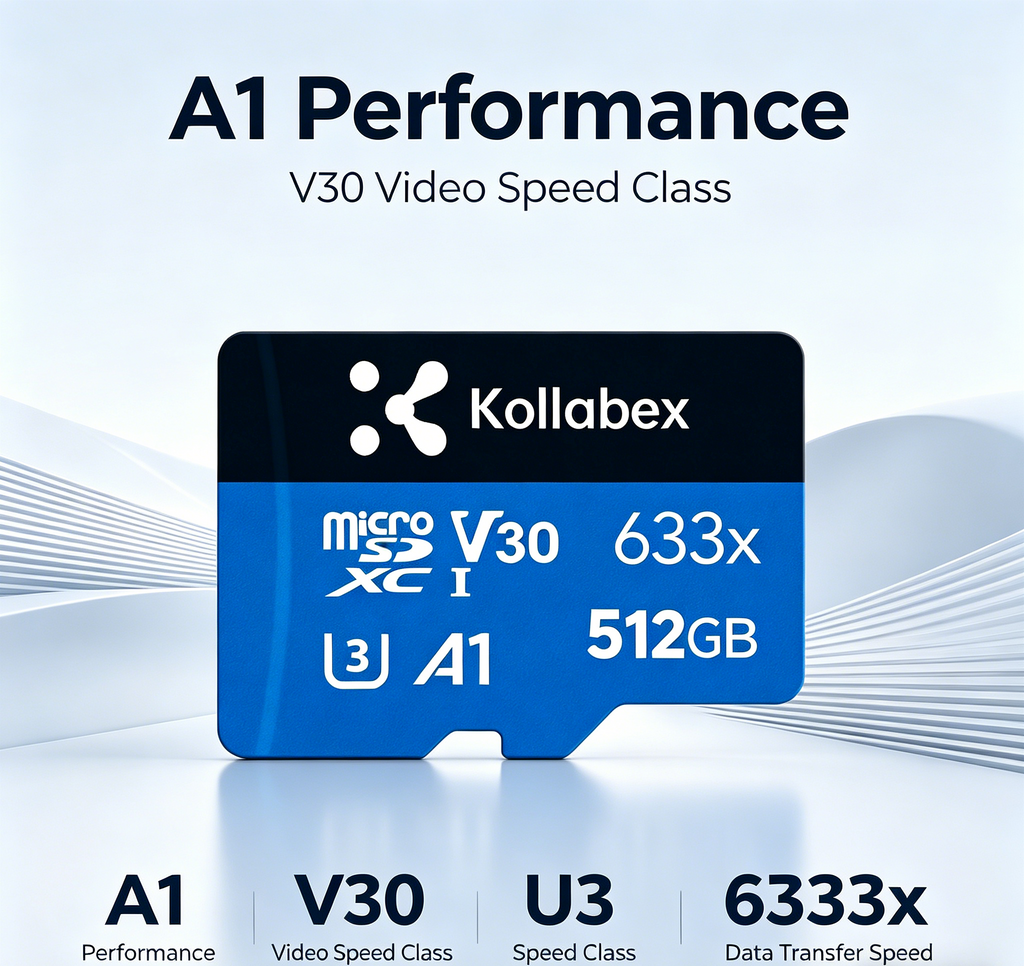 Kollabex MicroSD 633x High Performance Up to 120MB/s