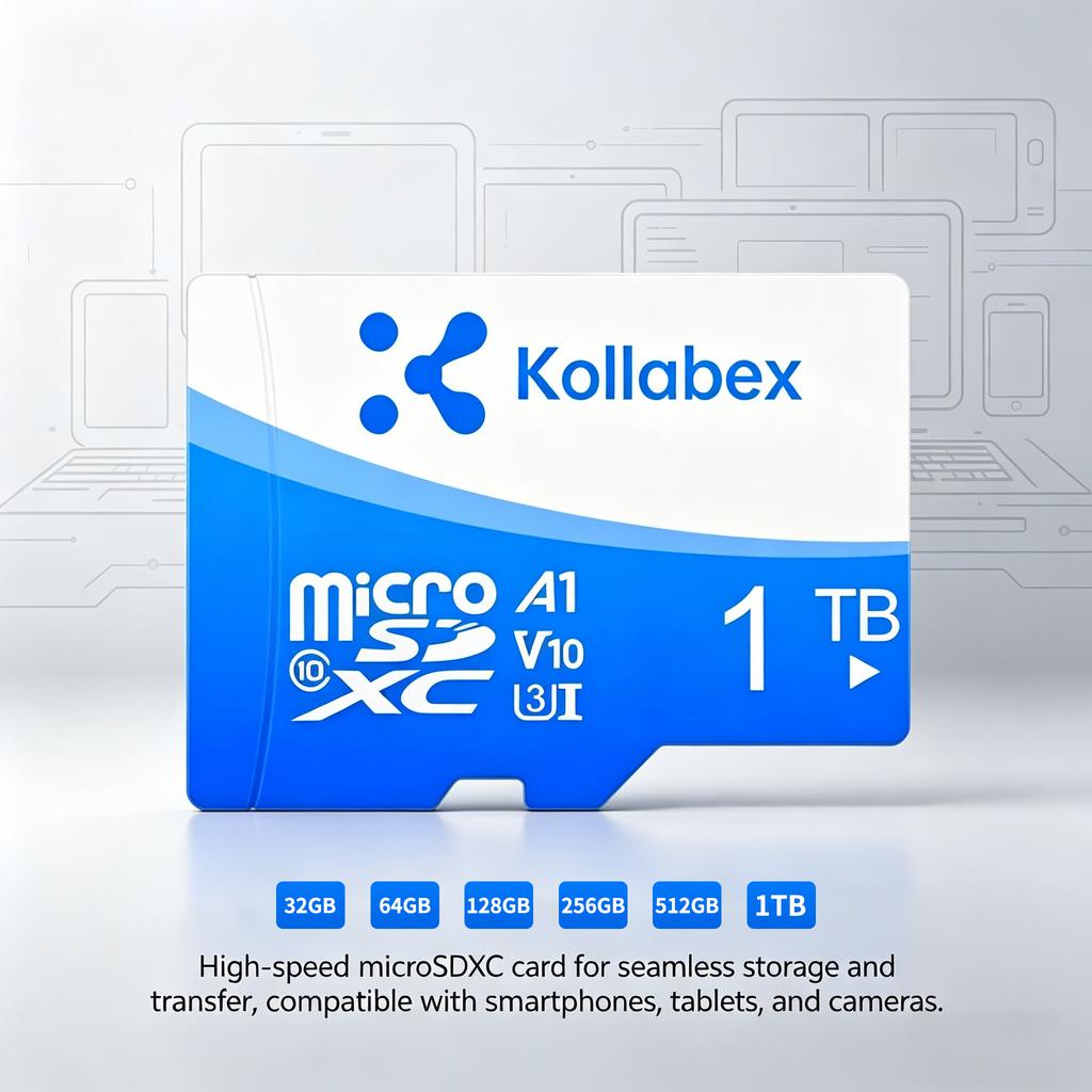 Kollabex Memory Card High Speed Up to 120MB/s for Camera CCTV