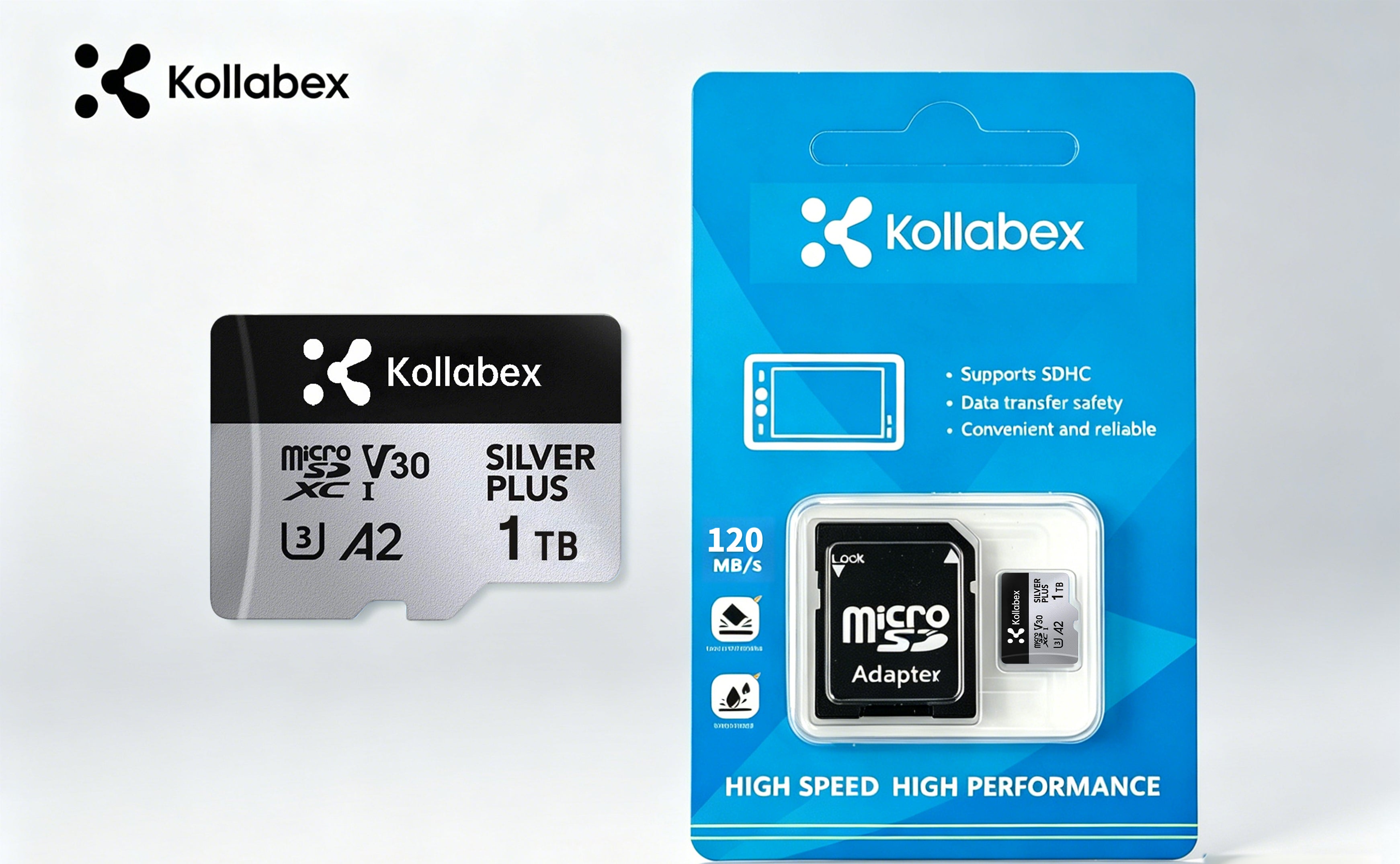 Kollabex HP Micro SD Class10 120MB/s for Camera CCTV