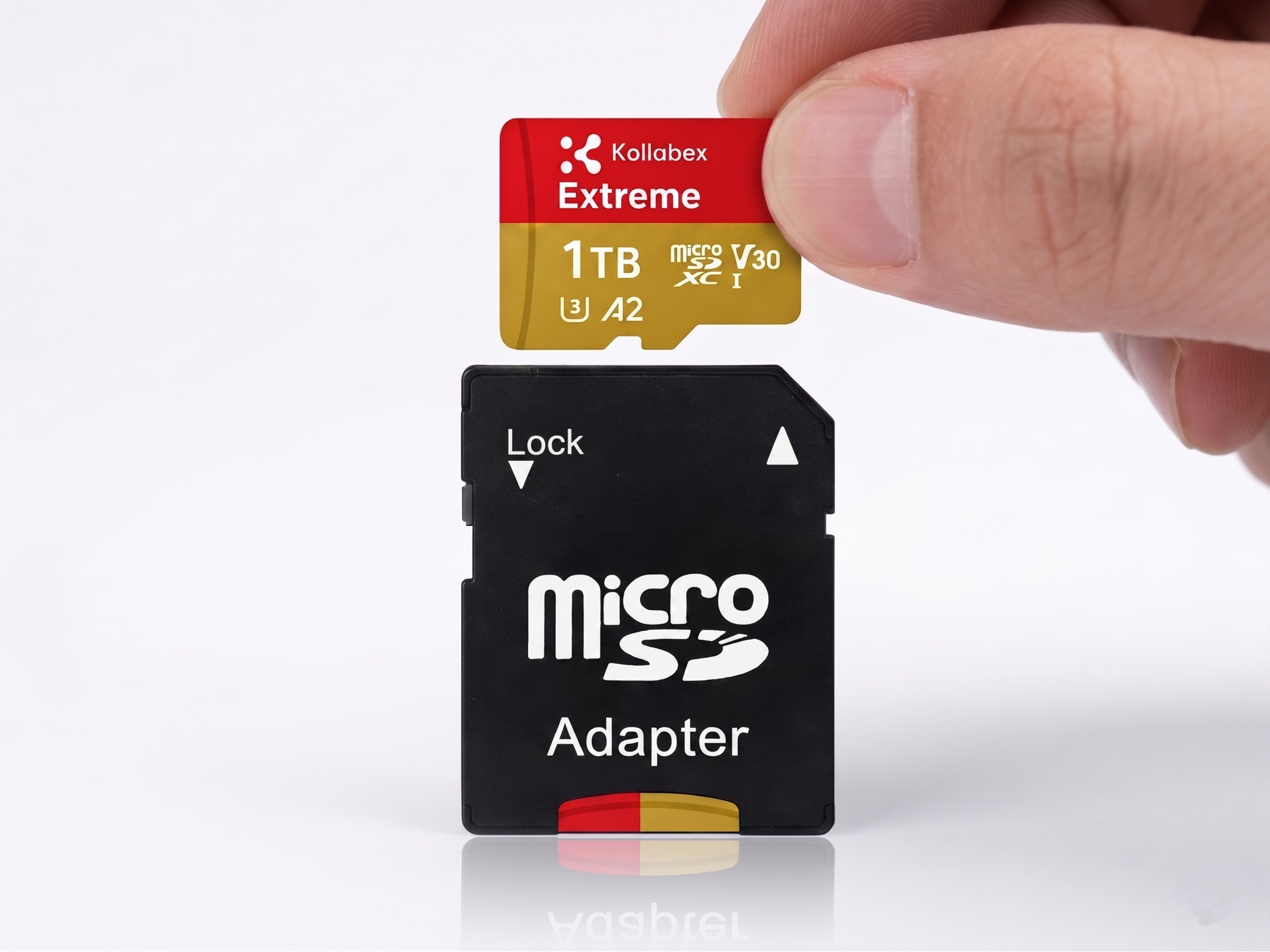Kollabex Micro SD Card Up to 120Mbps U3 A2 V30
