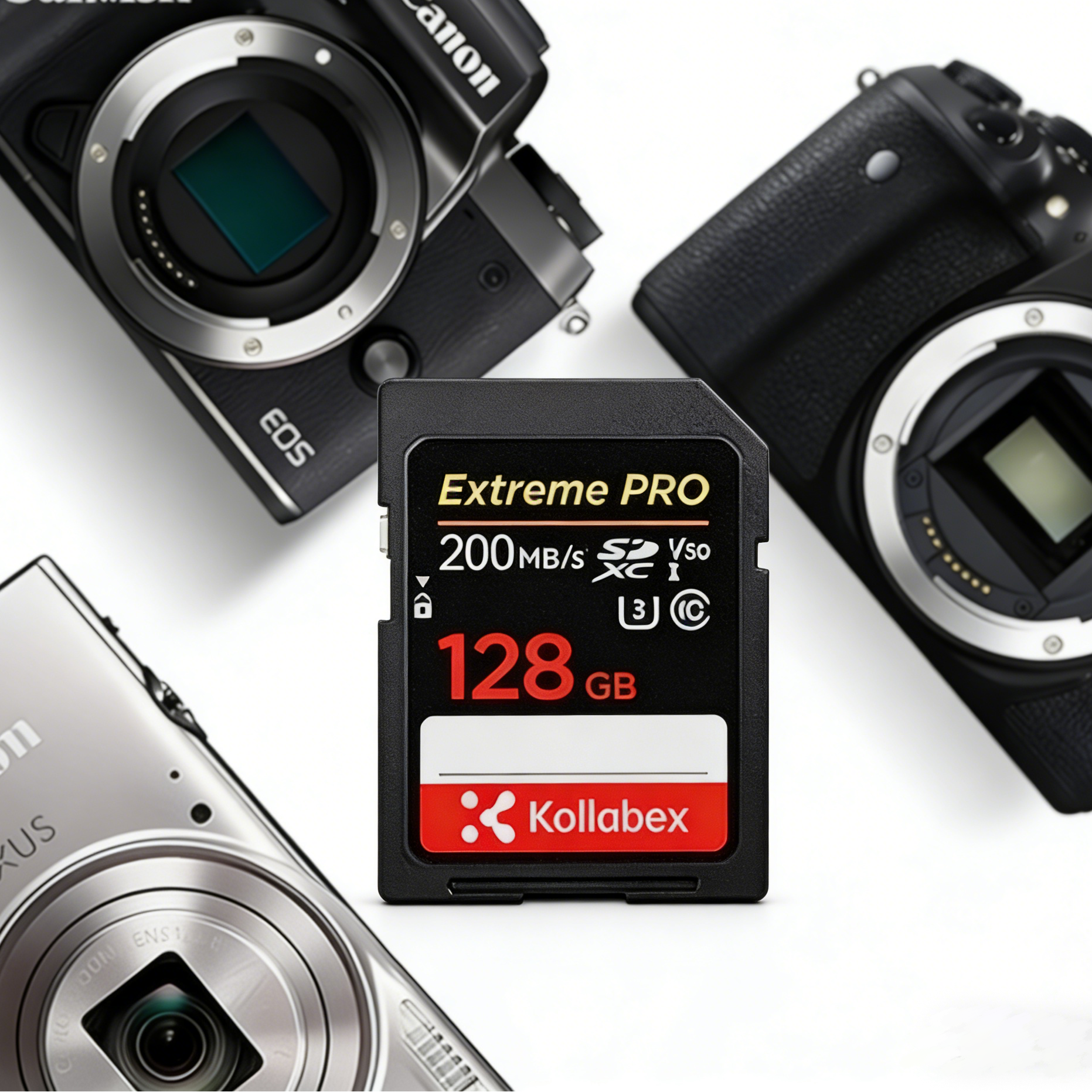 Kollabex Camera SD Card 200MB/s Class10