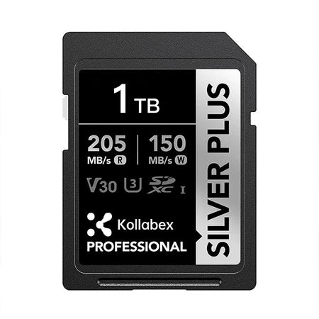 Kollabex SD SDXC Silver Plus SD Card 205MB/S U3 SDK