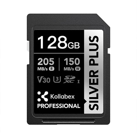 Kollabex SD SDXC Silver Plus SD Card 205MB/S U3 SDK