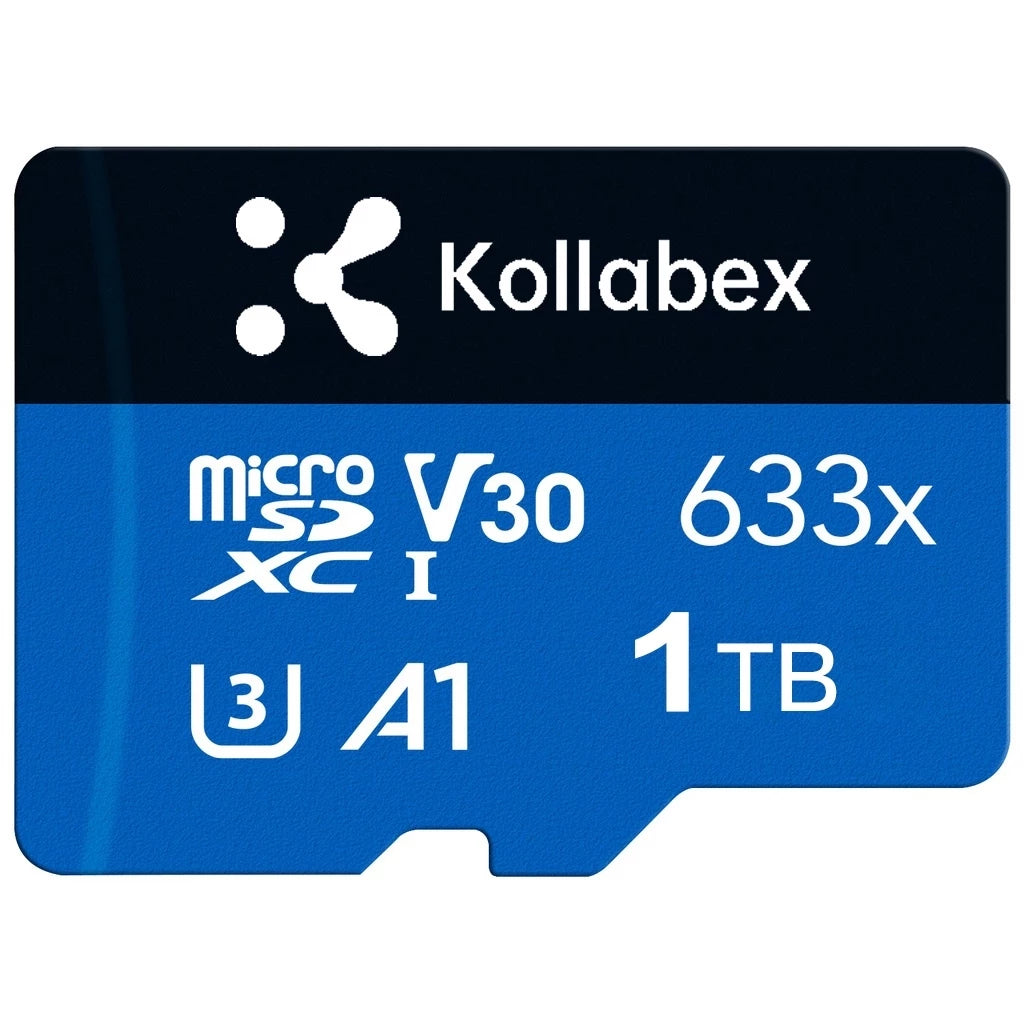 Kollabex MicroSD 633x High Performance Up to 120MB/s