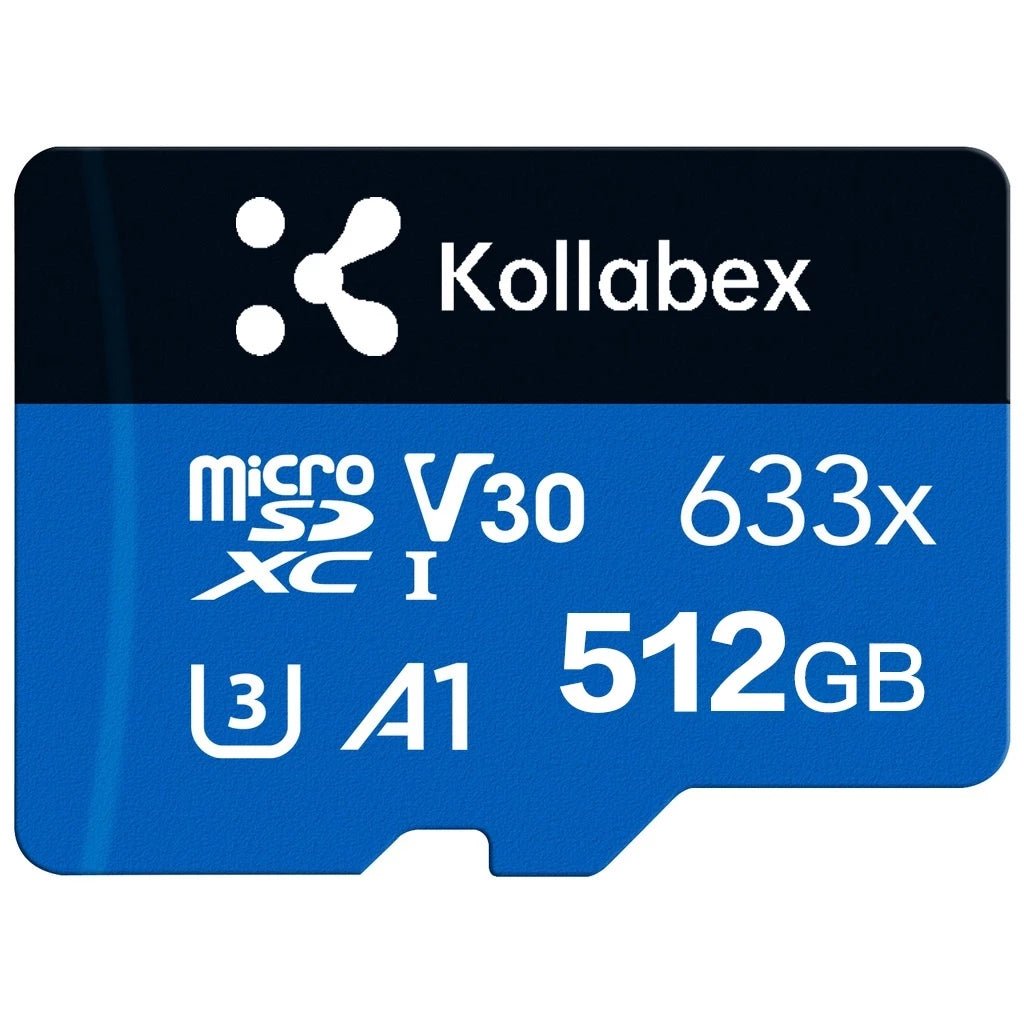 Kollabex MicroSD 633x High Performance Up to 120MB/s