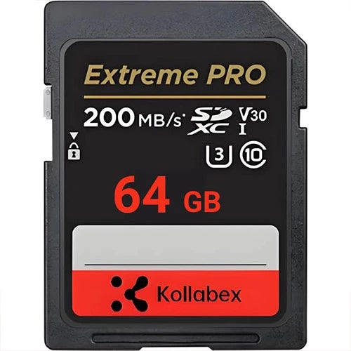 Kollabex Camera SD Card 200MB/s Class10