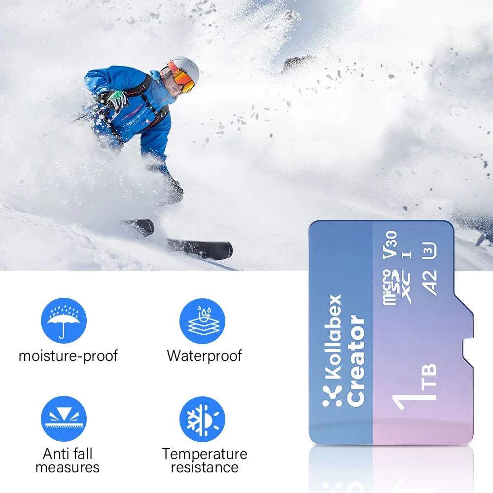Kollabex MicroSD Card A2 Creator UHS-I U3 V30 4K With Adapter