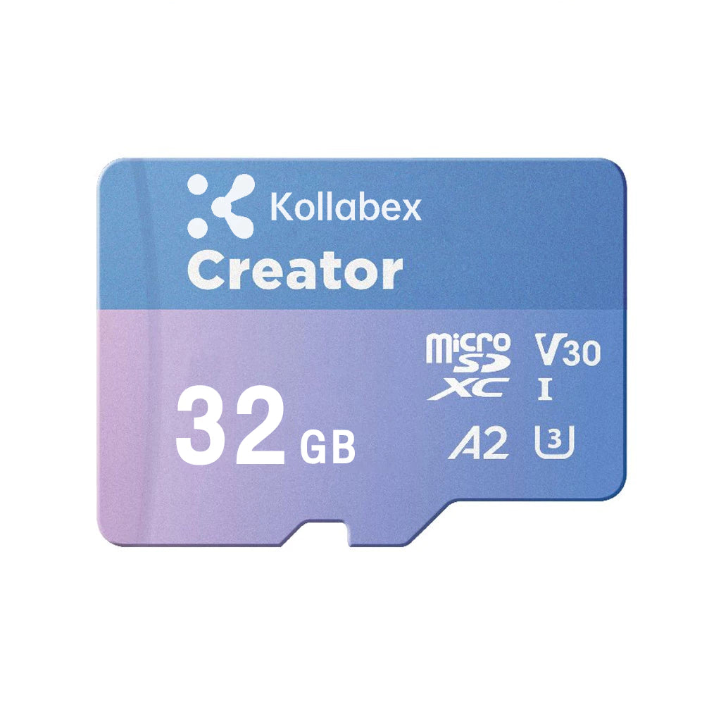 Kollabex MicroSD Card A2 Creator UHS-I U3 V30 4K With Adapter