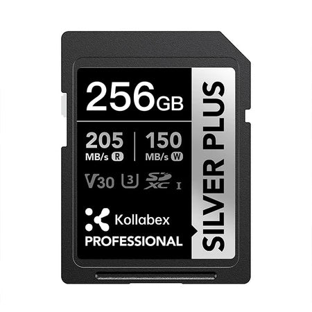 Kollabex SD SDXC Silver Plus SD Card 205MB/S U3 SDK